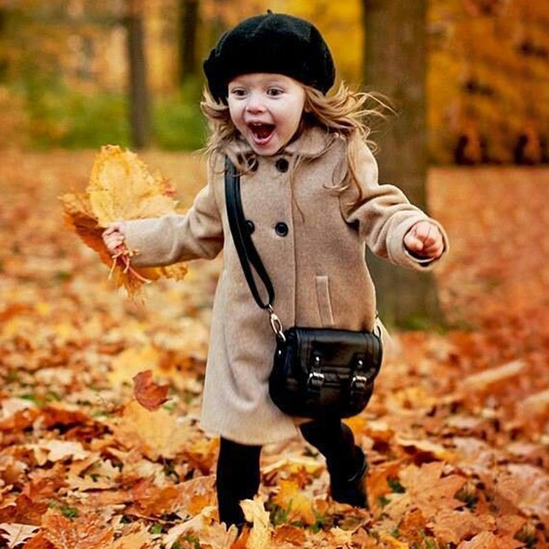 Toddler Girls' Warm Winter Windproof Coat