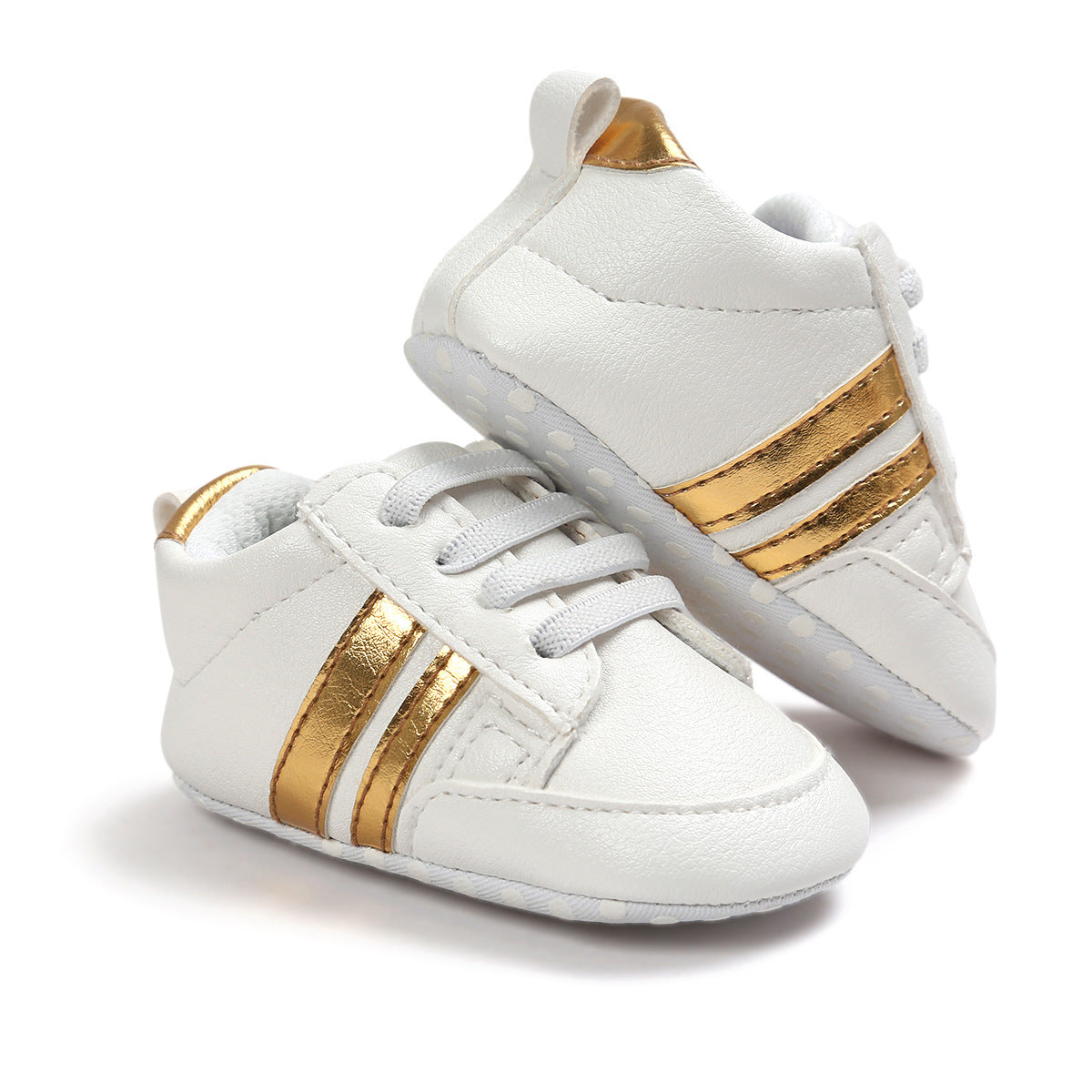 Soft PU Leather Baby Moccasins Non-slip Infant Shoes