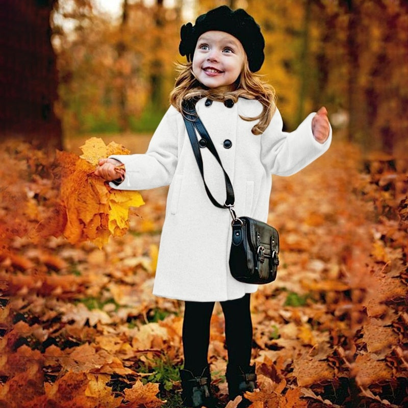 Toddler Girls' Warm Winter Windproof Coat