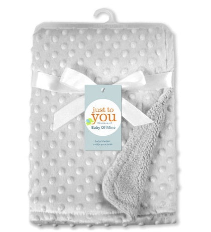 Polar Dot Baby Blanket Soft Newborn Swaddle & Bedding Wrap