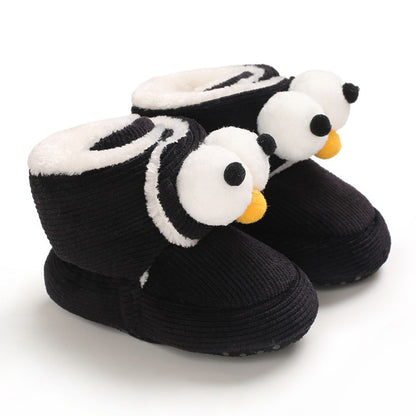 Cute Cartoon Soft Sole Walking Cotton Shoes