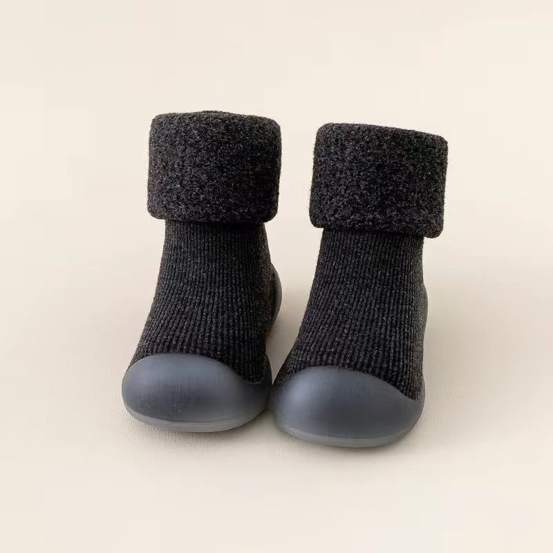 Baby Winter Warm Fluffy Long Sock Shoes