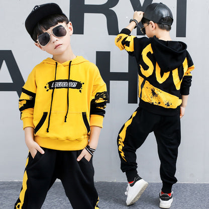 Boys Comfortable Hooded Sports Suit