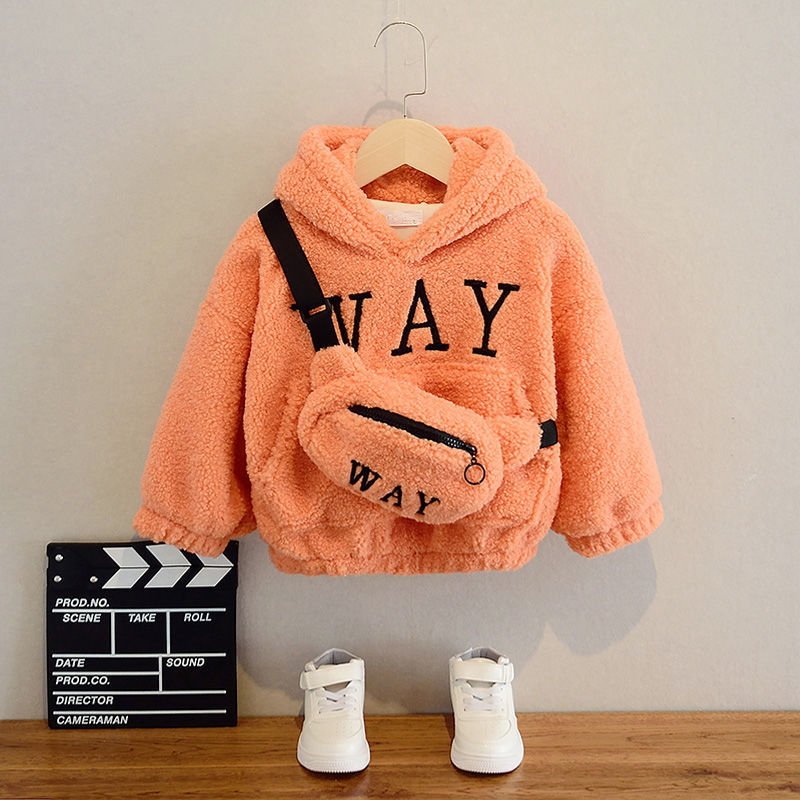 Warm Toddler Furry Long Sleeve Winter Pullover