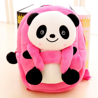 Cartoon Panda Plush Children's School Bag