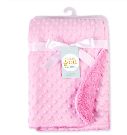 Polar Dot Baby Blanket Soft Newborn Swaddle & Bedding Wrap