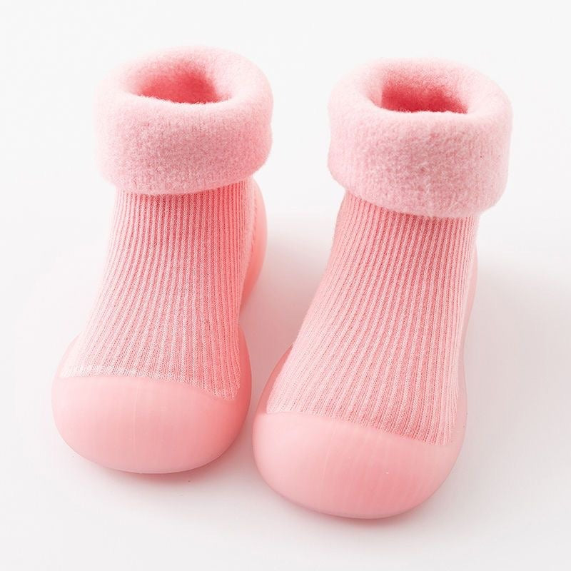 Baby Winter Warm Fluffy Long Sock Shoes