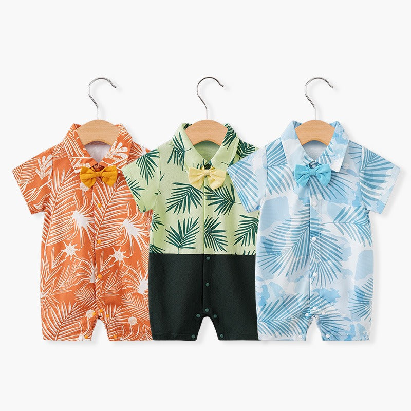 Adorable Cotton Baby Hawaiian Jumpsuit