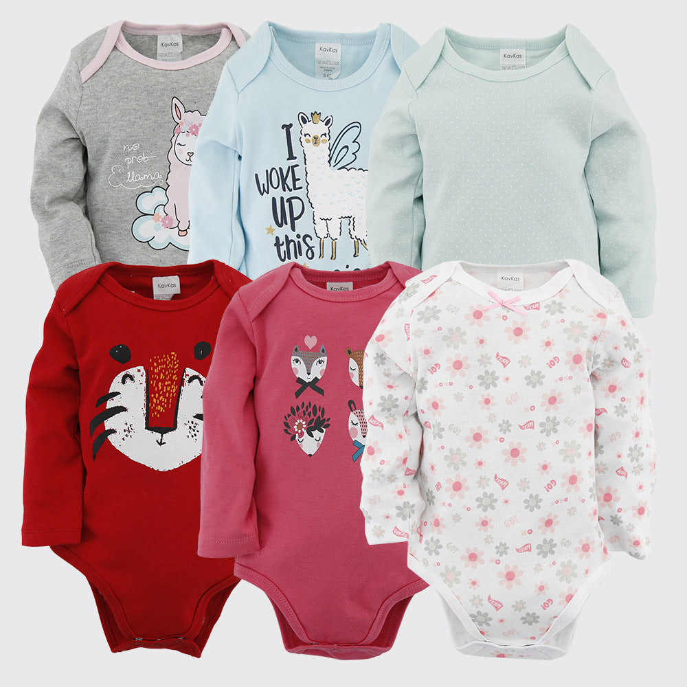 Baby Long-Sleeved Cotton Onesie