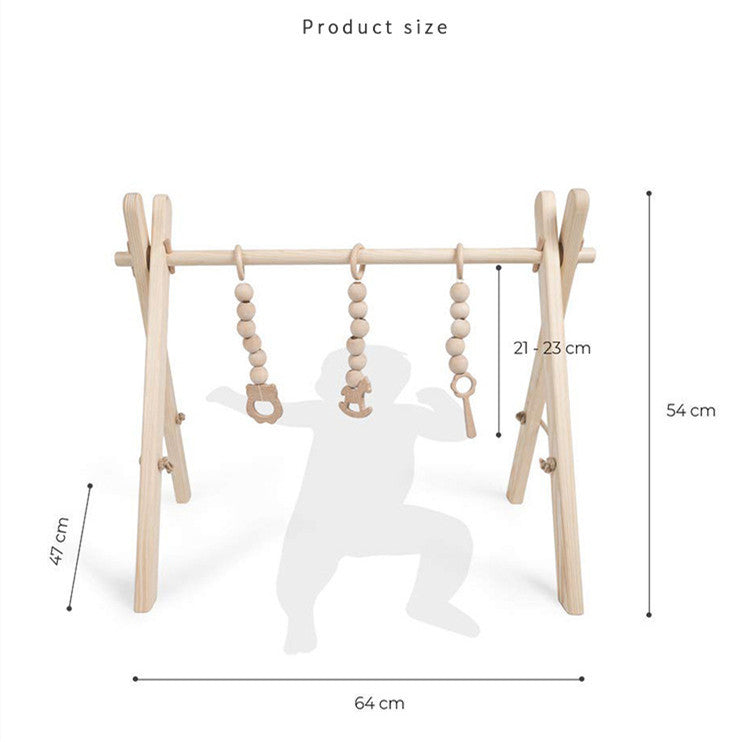 Baby Training Toddler Wooden Fitness Rack