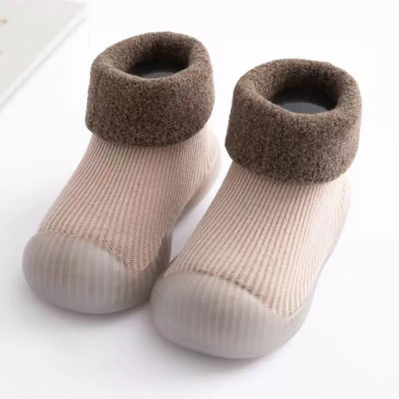 Baby Winter Warm Fluffy Long Sock Shoes