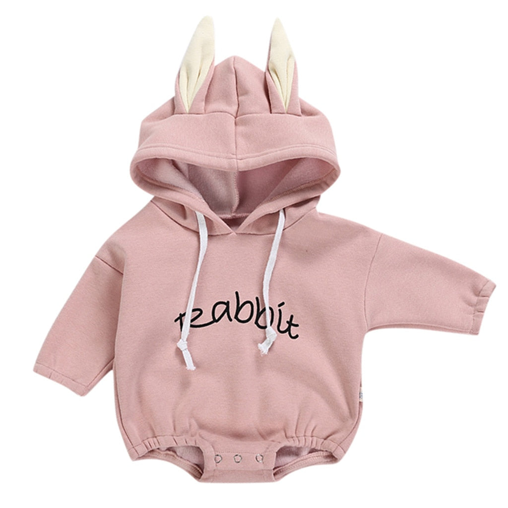 Toddler Rabbit Letter Sweatshirt Baby Pullover Bodysuit