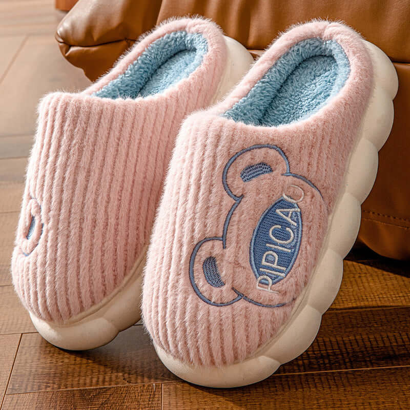 Cozy &amp; Warm Winter Non-Slip Warm Bear Slippers