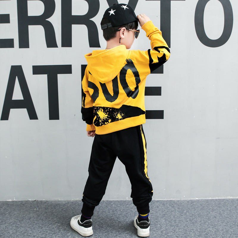 Boys Comfortable Hooded Sports Suit