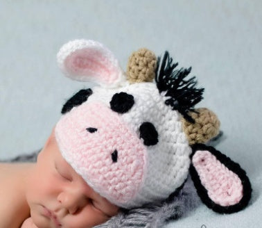 Cow Inspired Baby Clothes + Hat + Pants