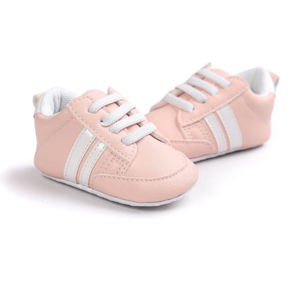 Soft PU Leather Baby Moccasins Non-slip Infant Shoes