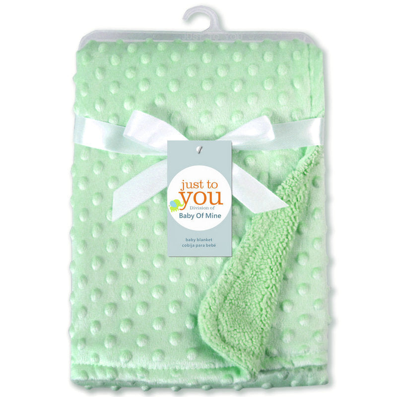 Polar Dot Baby Blanket Soft Newborn Swaddle & Bedding Wrap