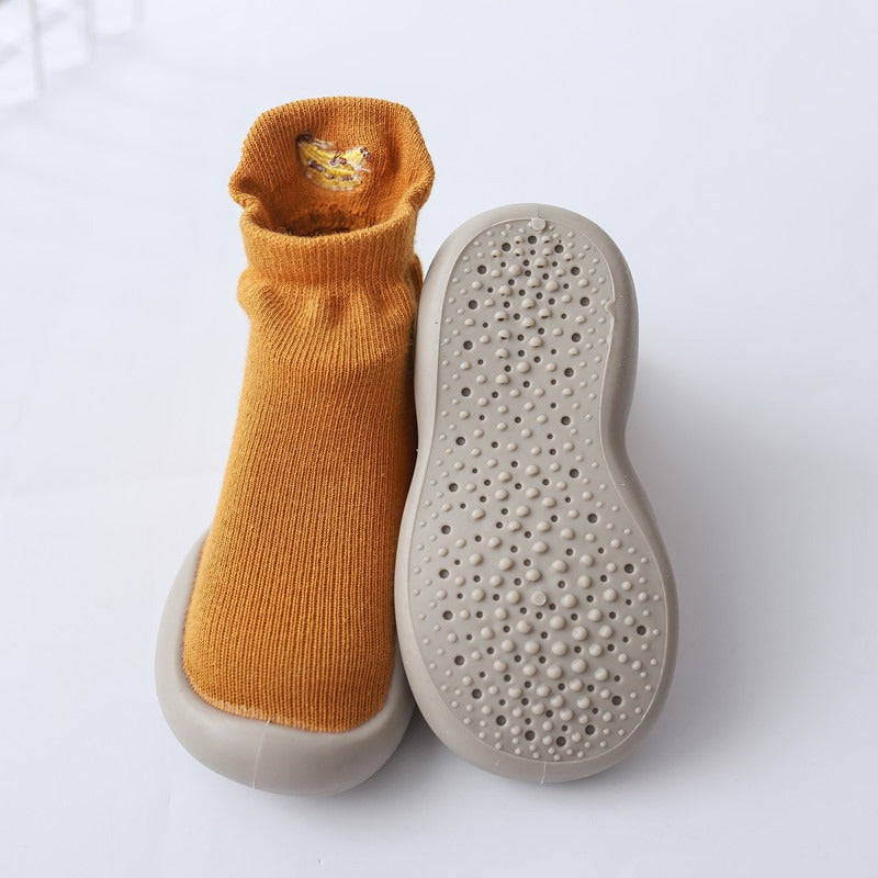 Soft Sole Knitted Avocado Baby Socks