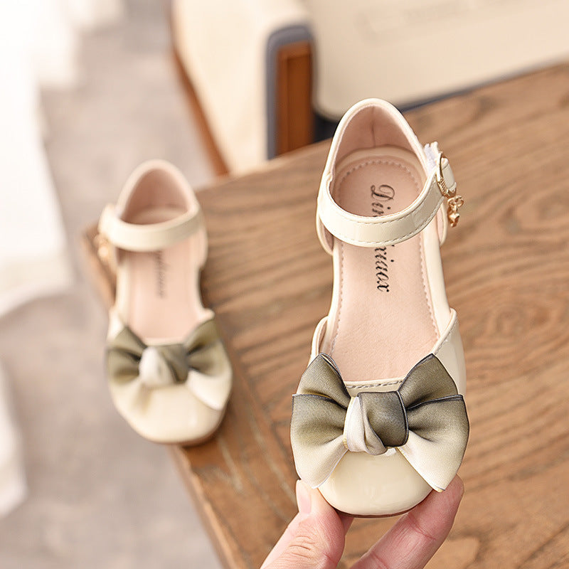 Spring Bow Princess Sandals Soft Bottom Baby Shoes