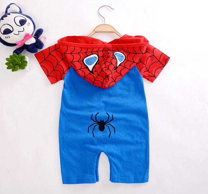 Exclusive Baby Cotton Spider-Man Romper