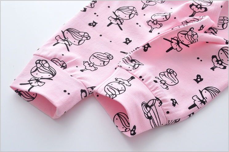 Daddy's Little Girl T-shirt, Cartoon Pants, Headband