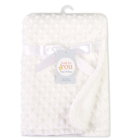 Polar Dot Baby Blanket Soft Newborn Swaddle &amp; Bedding Wrap