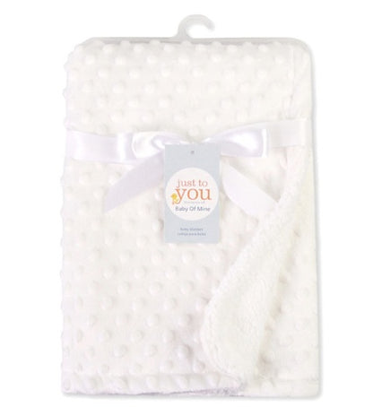 Polar Dot Baby Blanket Soft Newborn Swaddle &amp; Bedding Wrap