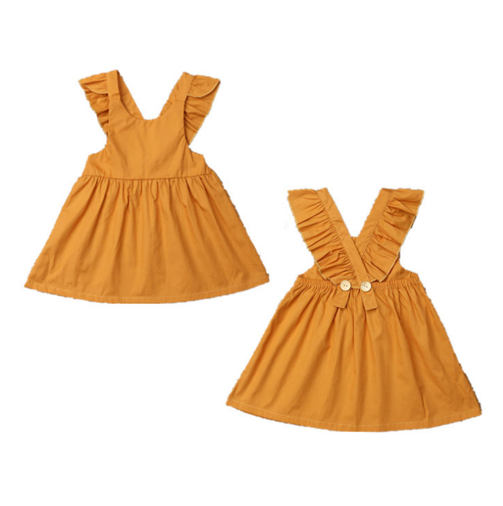 Ruffle Princess Party Dress Summer Outfit for Girls