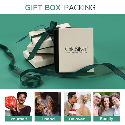 Mothers Day Gifts for Mom Sterling Silver Heart Birthstone Necklaces for Women,Birthday Jewelry Gifts for Her Girlfriend Wife Mom