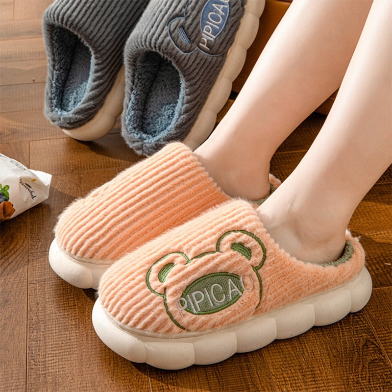 Cozy & Warm Winter Non-Slip Warm Bear Slippers