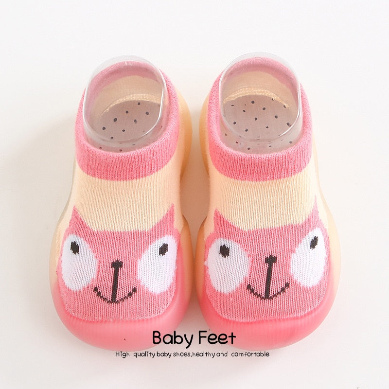 Unisex Baby First Walkers Soft Sole Anti-Slip Shoes