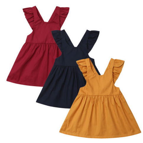 Ruffle Princess Party Dress Summer Outfit for Girls