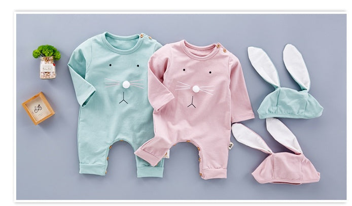 Adorable Newborn Baby Boy and Girl Jumpsuit