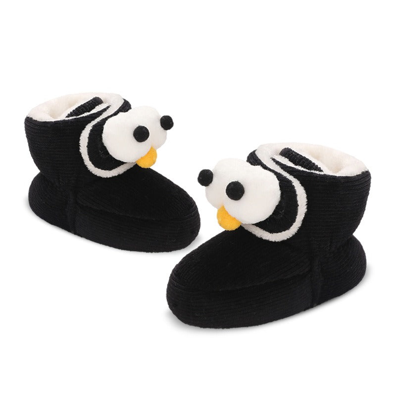 Cute Cartoon Soft Sole Walking Cotton Shoes