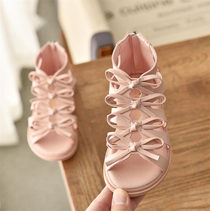 Stylish High-Tops Girls' Roman Gladiator Summer Sandals