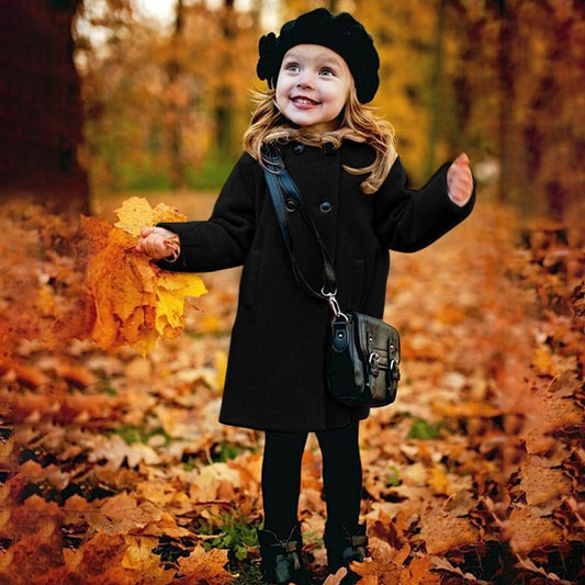 Toddler Girls' Warm Winter Windproof Coat