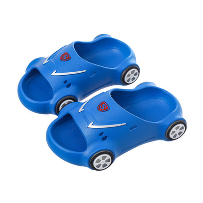 Kids Cartoon Car Anti-Slip Glowing Beach Sandals