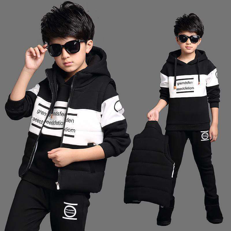 Sport Suit Casual Boys Clothing 3ps Sets