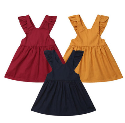 Ruffle Princess Party Dress Summer Outfit for Girls