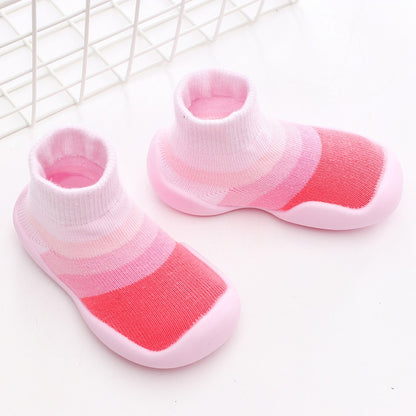 Cotton Rainbow Baby Anti-Slip Socks