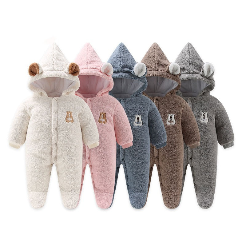 Thickened Newborn Warm Suit Winter Onesie