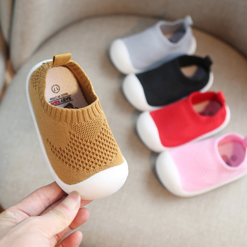 Spring Toddler Mesh Shoes Soft, Non-Slip First Walkers