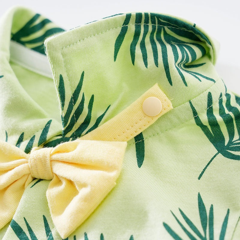 Adorable Cotton Baby Hawaiian Jumpsuit