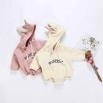 Toddler Rabbit Letter Sweatshirt Baby Pullover Bodysuit