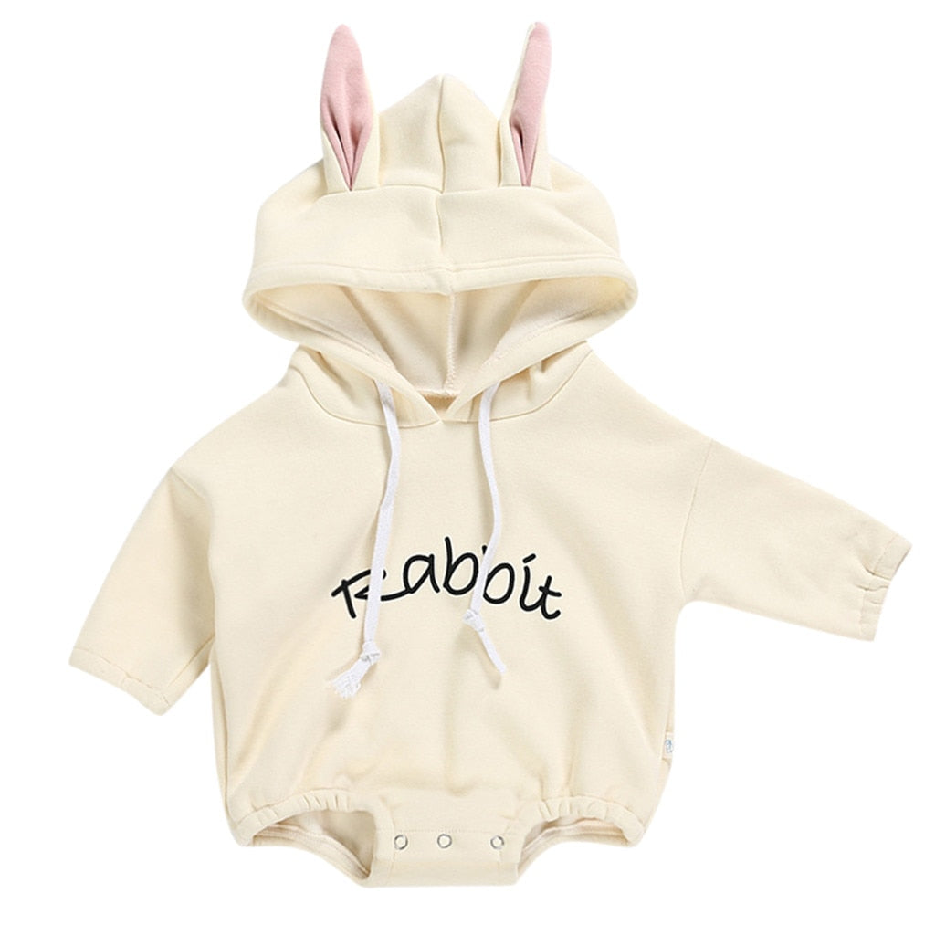 Toddler Rabbit Letter Sweatshirt Baby Pullover Bodysuit