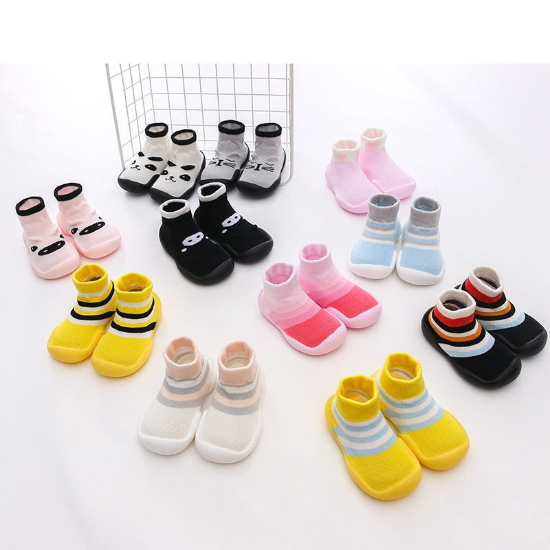 Cotton Rainbow Baby Anti-Slip Socks