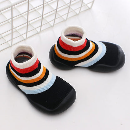 Cotton Rainbow Baby Anti-Slip Socks