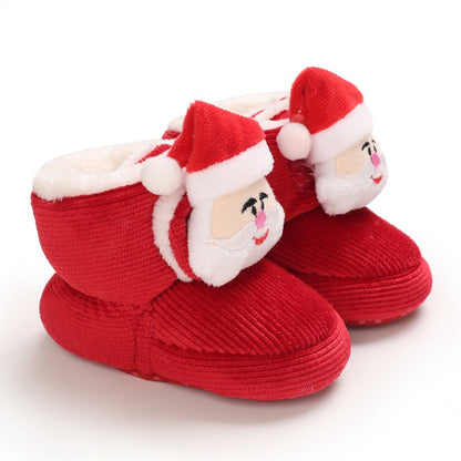 Cute Cartoon Soft Sole Walking Cotton Shoes