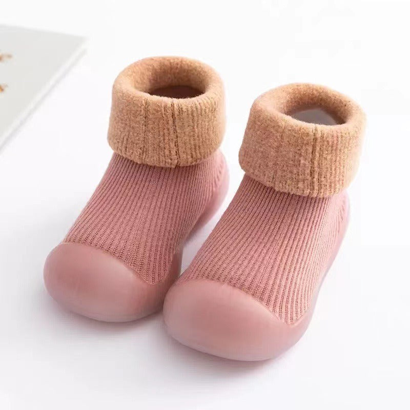 Baby Winter Warm Fluffy Long Sock Shoes