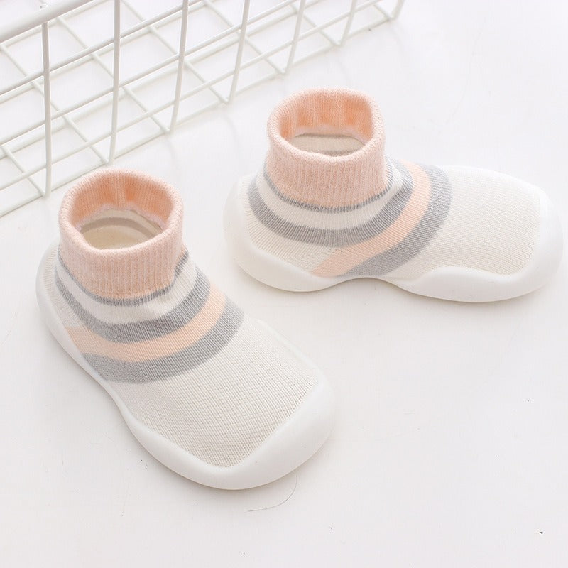 Cotton Rainbow Baby Anti-Slip Socks